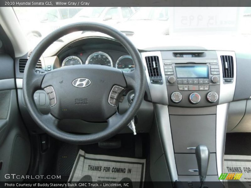 Willow Gray / Gray 2010 Hyundai Sonata GLS