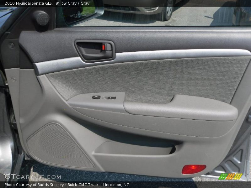 Willow Gray / Gray 2010 Hyundai Sonata GLS