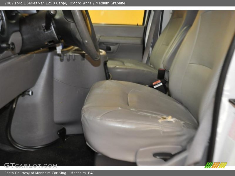 Oxford White / Medium Graphite 2002 Ford E Series Van E250 Cargo