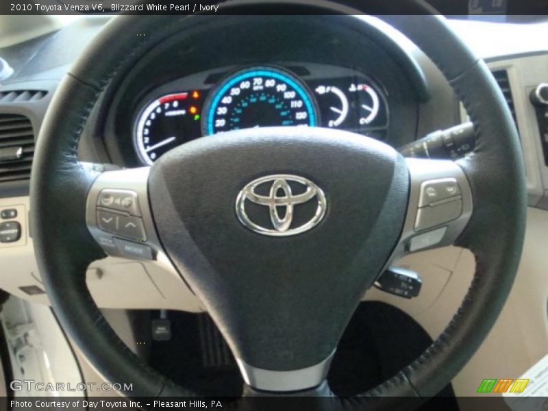 Blizzard White Pearl / Ivory 2010 Toyota Venza V6