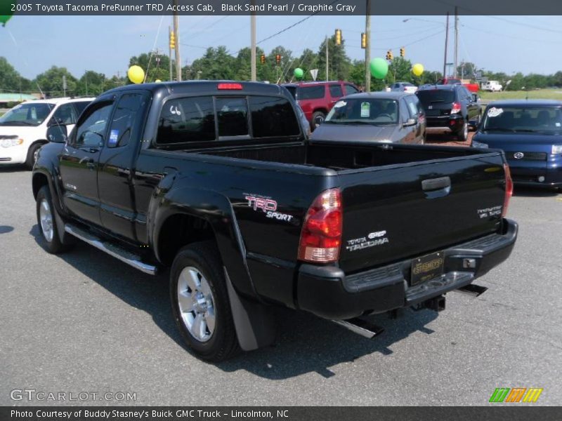 Black Sand Pearl / Graphite Gray 2005 Toyota Tacoma PreRunner TRD Access Cab