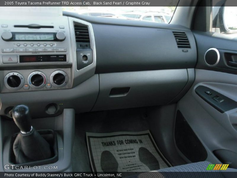 Black Sand Pearl / Graphite Gray 2005 Toyota Tacoma PreRunner TRD Access Cab