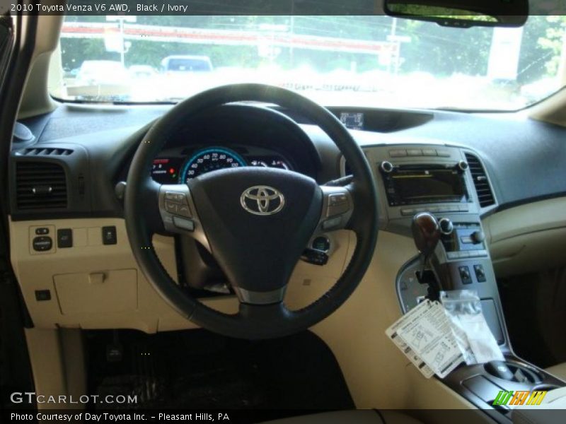 Black / Ivory 2010 Toyota Venza V6 AWD