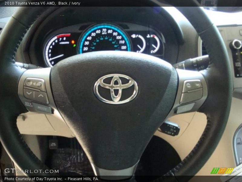 Black / Ivory 2010 Toyota Venza V6 AWD