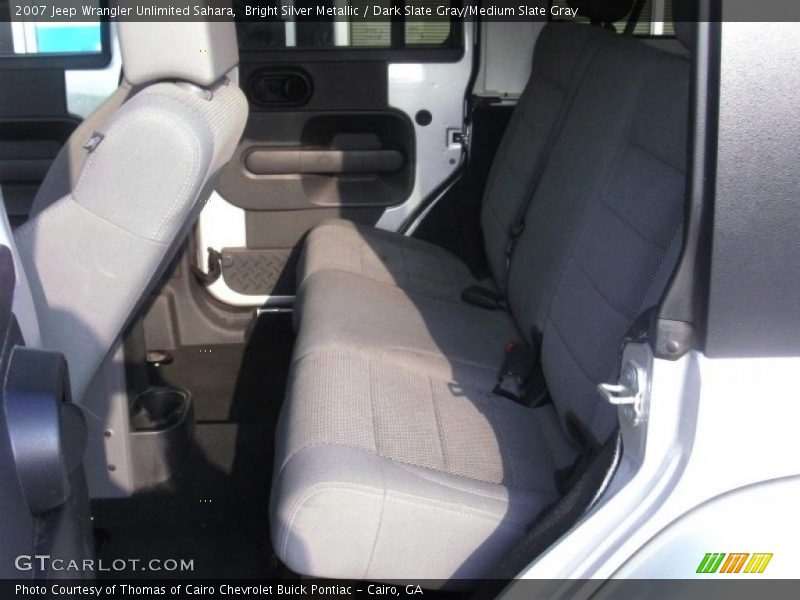 Bright Silver Metallic / Dark Slate Gray/Medium Slate Gray 2007 Jeep Wrangler Unlimited Sahara