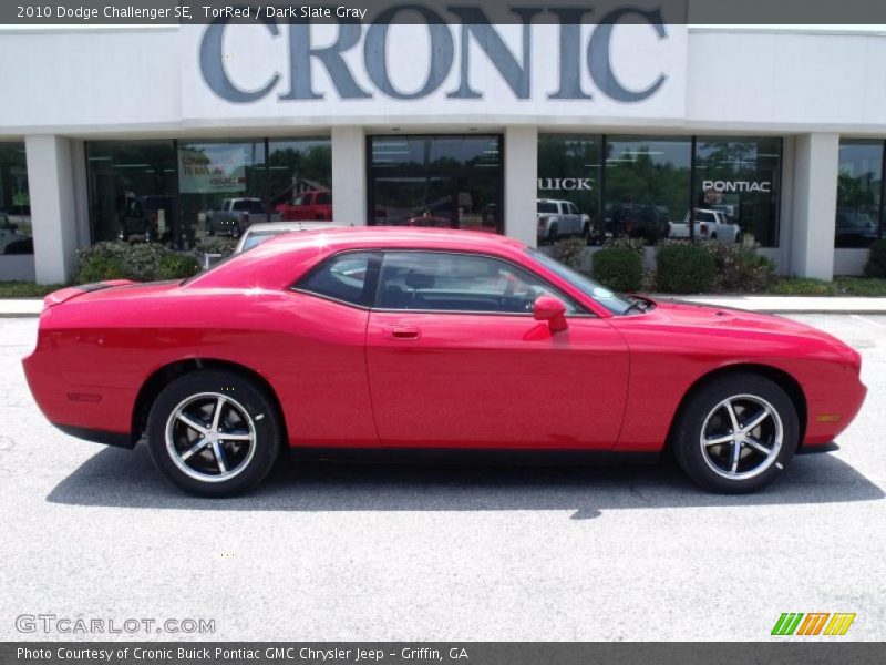 TorRed / Dark Slate Gray 2010 Dodge Challenger SE