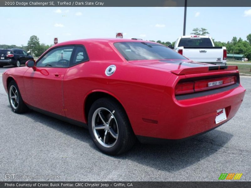 TorRed / Dark Slate Gray 2010 Dodge Challenger SE
