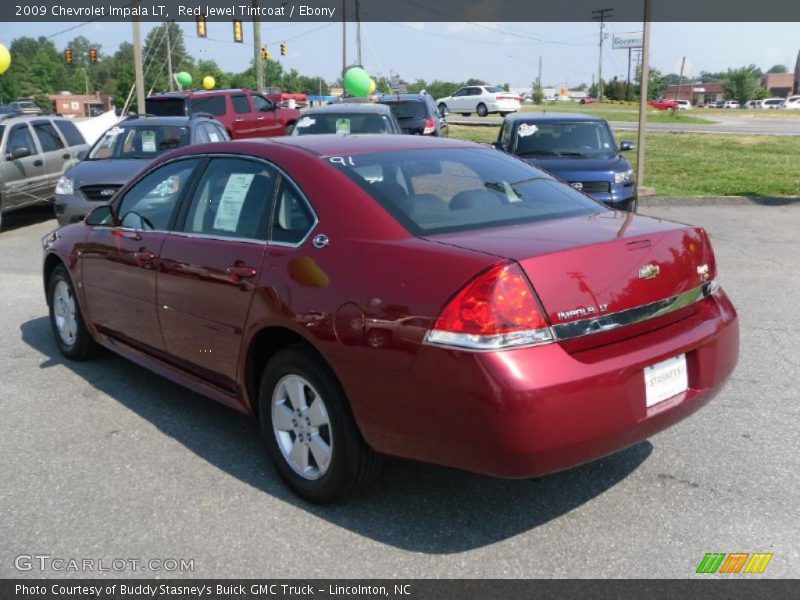 Red Jewel Tintcoat / Ebony 2009 Chevrolet Impala LT