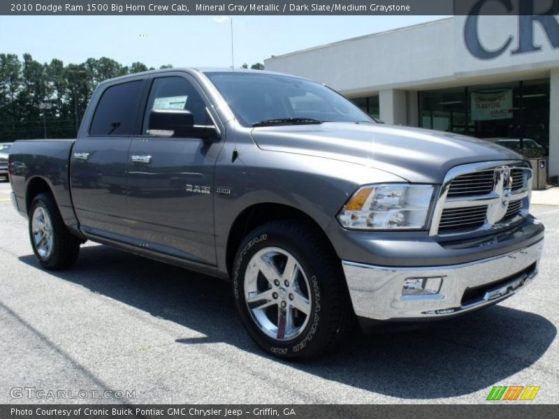 Mineral Gray Metallic / Dark Slate/Medium Graystone 2010 Dodge Ram 1500 Big Horn Crew Cab