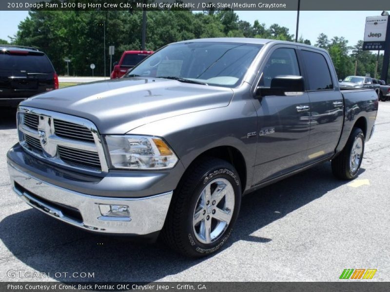 Mineral Gray Metallic / Dark Slate/Medium Graystone 2010 Dodge Ram 1500 Big Horn Crew Cab