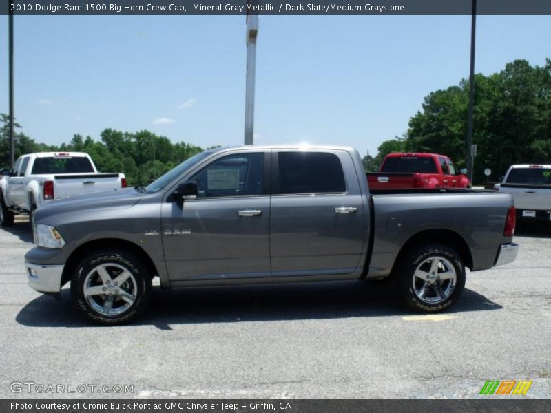 Mineral Gray Metallic / Dark Slate/Medium Graystone 2010 Dodge Ram 1500 Big Horn Crew Cab
