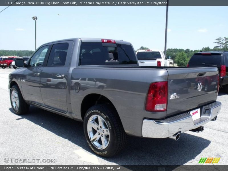 Mineral Gray Metallic / Dark Slate/Medium Graystone 2010 Dodge Ram 1500 Big Horn Crew Cab