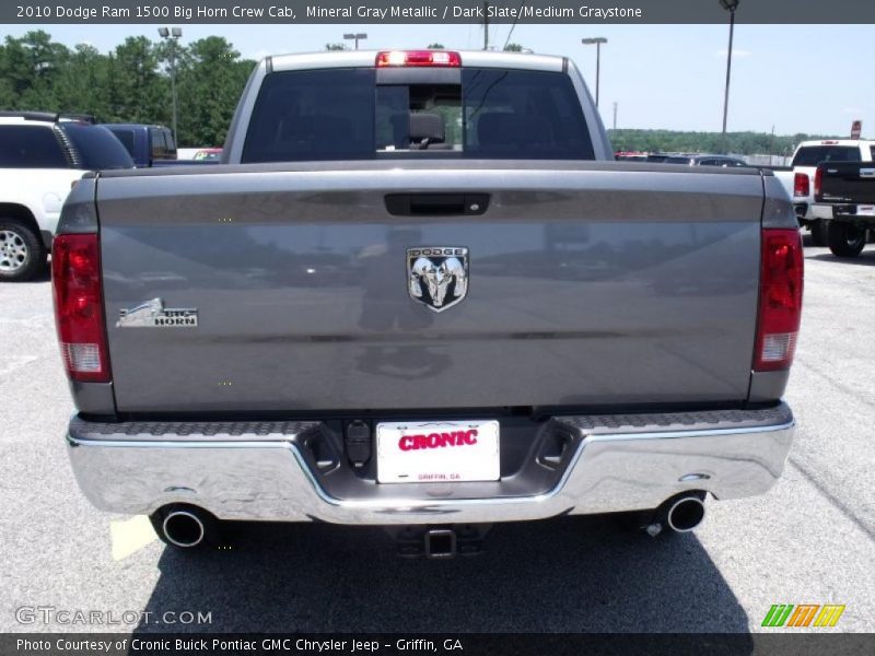 Mineral Gray Metallic / Dark Slate/Medium Graystone 2010 Dodge Ram 1500 Big Horn Crew Cab
