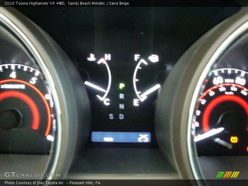 Sandy Beach Metallic / Sand Beige 2010 Toyota Highlander V6 4WD