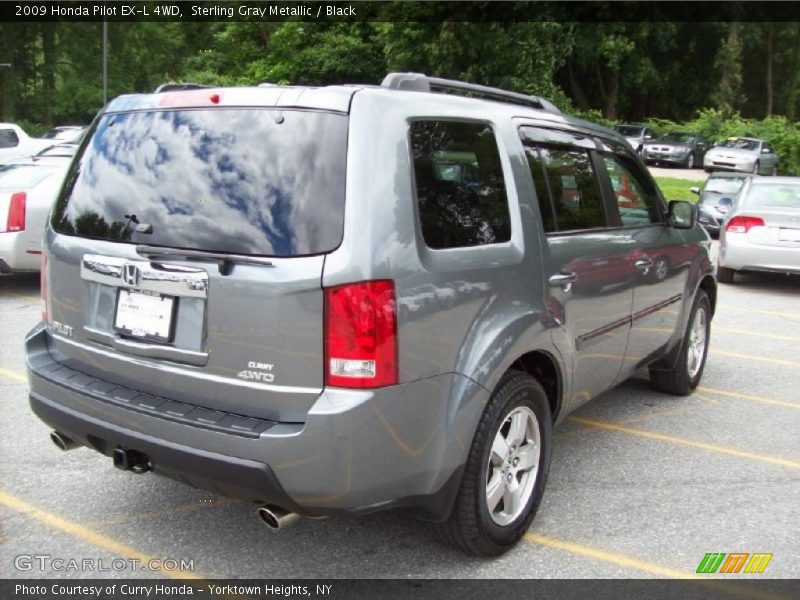 Sterling Gray Metallic / Black 2009 Honda Pilot EX-L 4WD