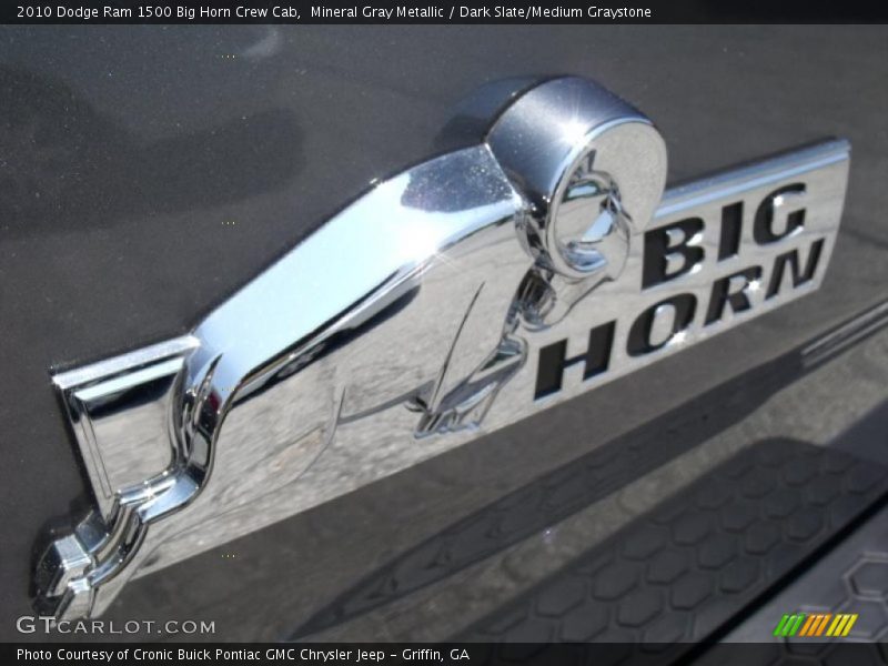 Mineral Gray Metallic / Dark Slate/Medium Graystone 2010 Dodge Ram 1500 Big Horn Crew Cab
