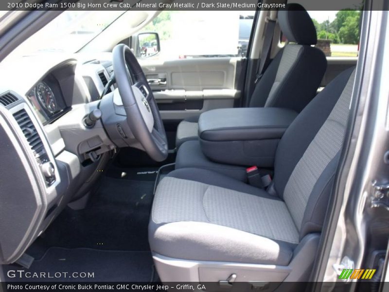 Mineral Gray Metallic / Dark Slate/Medium Graystone 2010 Dodge Ram 1500 Big Horn Crew Cab