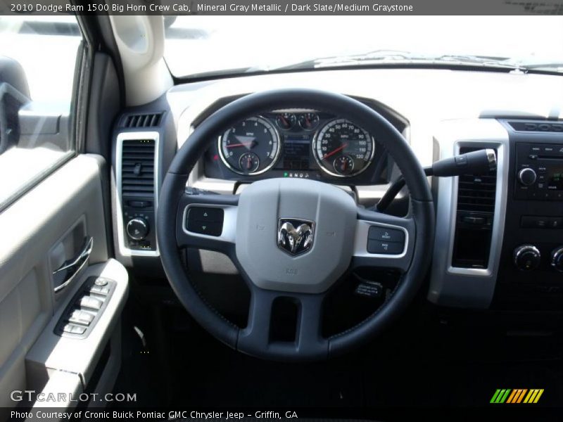 Mineral Gray Metallic / Dark Slate/Medium Graystone 2010 Dodge Ram 1500 Big Horn Crew Cab