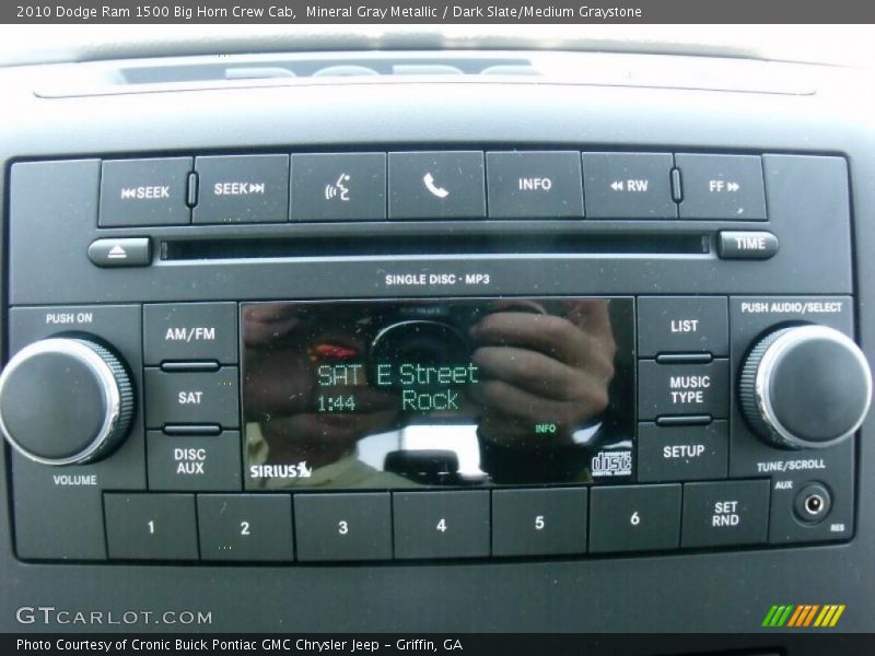 Mineral Gray Metallic / Dark Slate/Medium Graystone 2010 Dodge Ram 1500 Big Horn Crew Cab