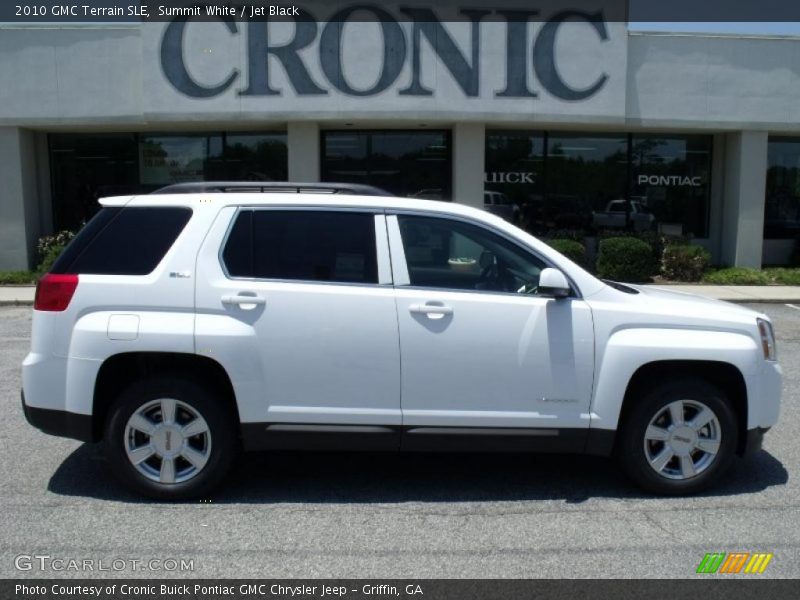 Summit White / Jet Black 2010 GMC Terrain SLE