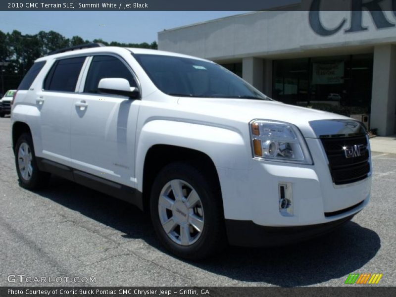 Summit White / Jet Black 2010 GMC Terrain SLE