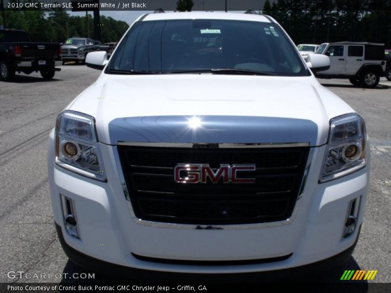 Summit White / Jet Black 2010 GMC Terrain SLE