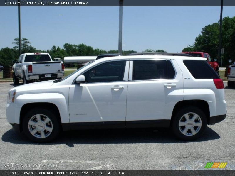 Summit White / Jet Black 2010 GMC Terrain SLE