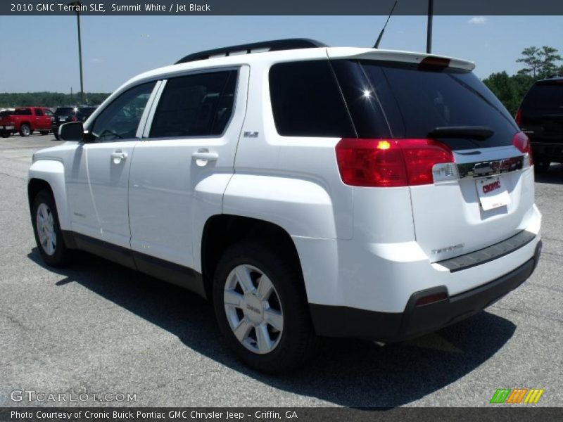 Summit White / Jet Black 2010 GMC Terrain SLE