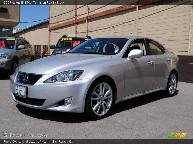 Tungsten Pearl / Black 2007 Lexus IS 250