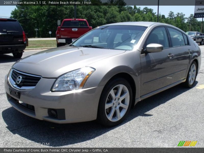 Pebble Beach Metallic / Frost 2007 Nissan Maxima 3.5 SE