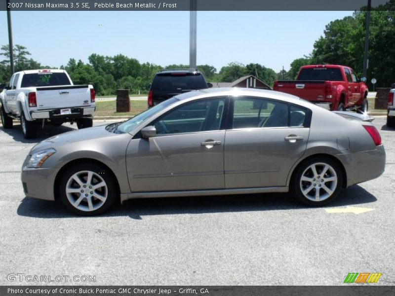 Pebble Beach Metallic / Frost 2007 Nissan Maxima 3.5 SE