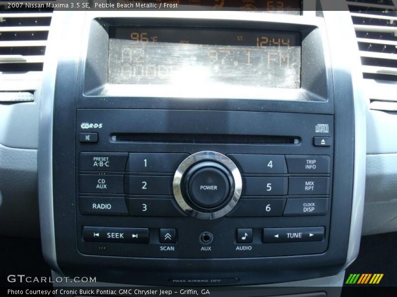 Pebble Beach Metallic / Frost 2007 Nissan Maxima 3.5 SE