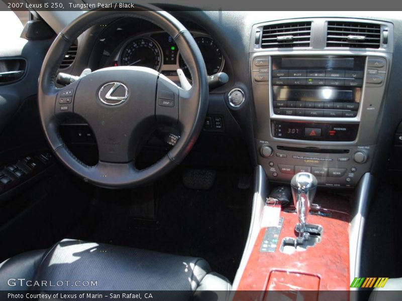 Tungsten Pearl / Black 2007 Lexus IS 250