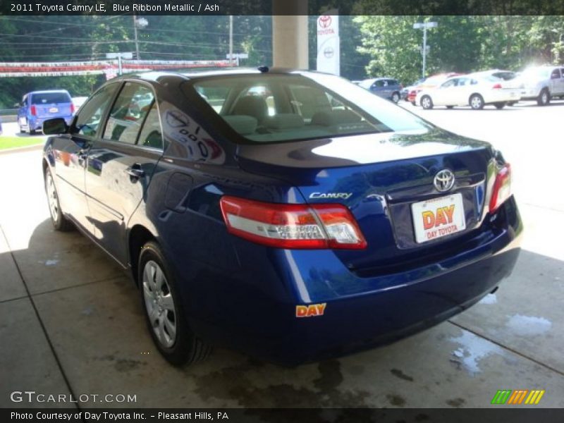 Blue Ribbon Metallic / Ash 2011 Toyota Camry LE