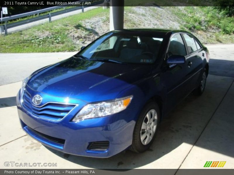 Blue Ribbon Metallic / Ash 2011 Toyota Camry LE