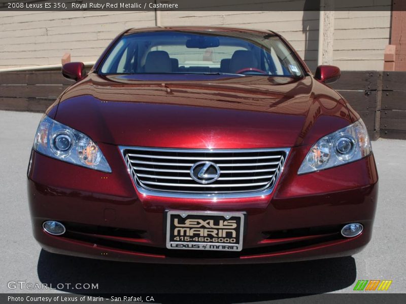 Royal Ruby Red Metallic / Cashmere 2008 Lexus ES 350