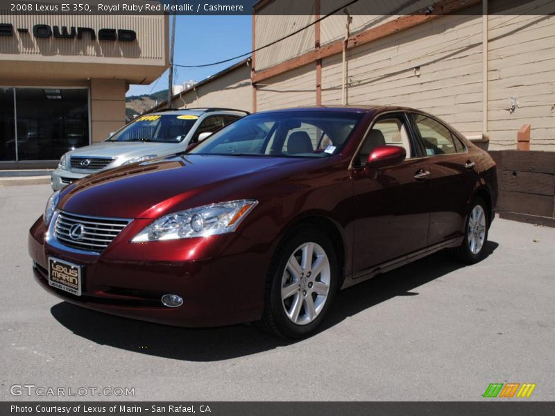 Royal Ruby Red Metallic / Cashmere 2008 Lexus ES 350