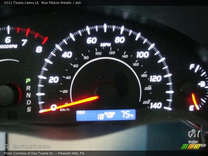 Blue Ribbon Metallic / Ash 2011 Toyota Camry LE