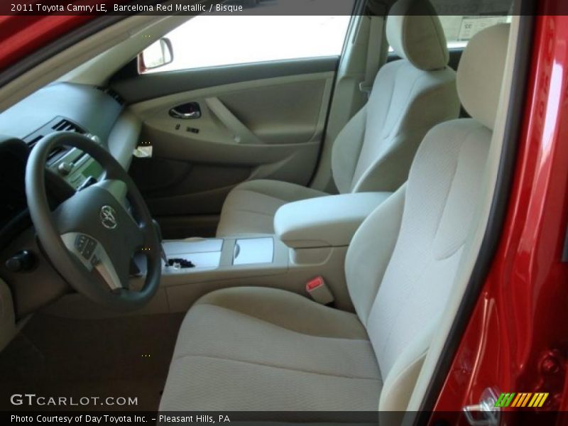 Barcelona Red Metallic / Bisque 2011 Toyota Camry LE