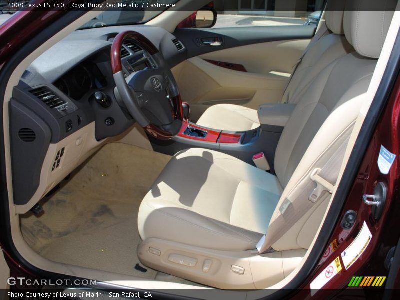 Royal Ruby Red Metallic / Cashmere 2008 Lexus ES 350