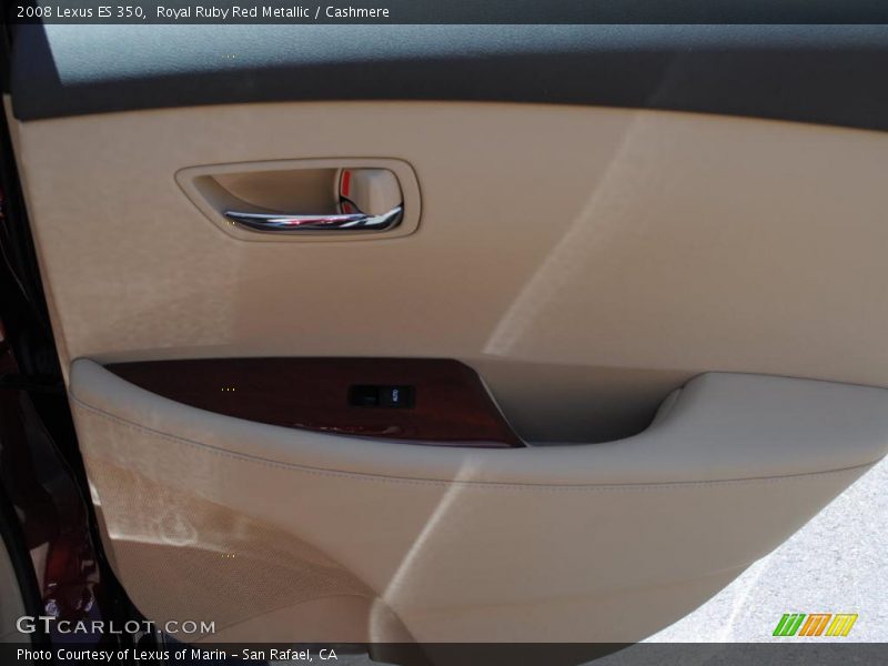 Royal Ruby Red Metallic / Cashmere 2008 Lexus ES 350