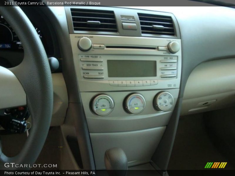 Barcelona Red Metallic / Bisque 2011 Toyota Camry LE