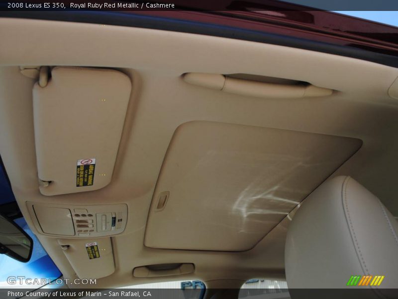 Royal Ruby Red Metallic / Cashmere 2008 Lexus ES 350