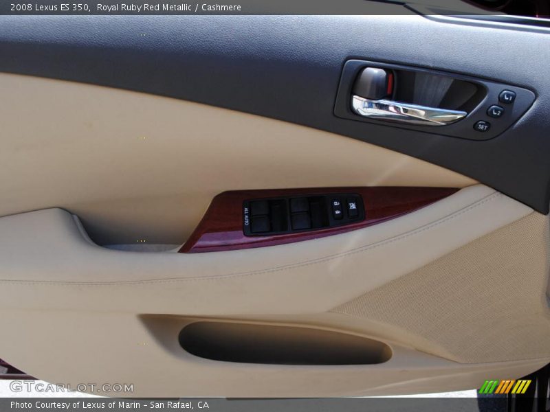 Royal Ruby Red Metallic / Cashmere 2008 Lexus ES 350