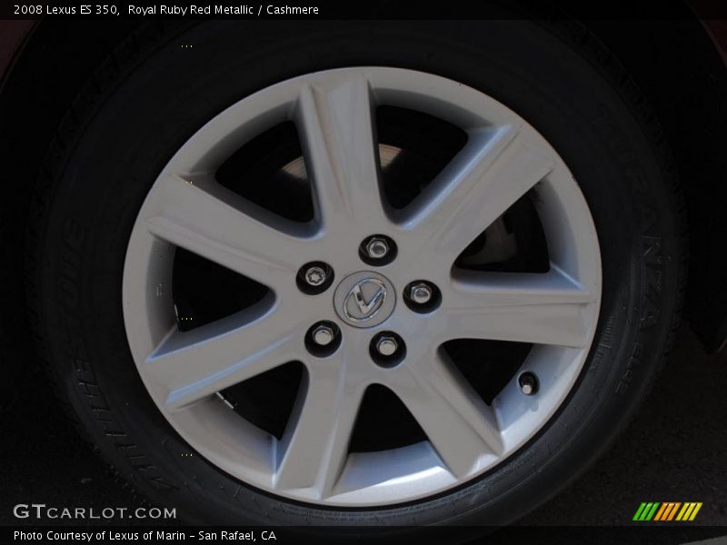 Royal Ruby Red Metallic / Cashmere 2008 Lexus ES 350
