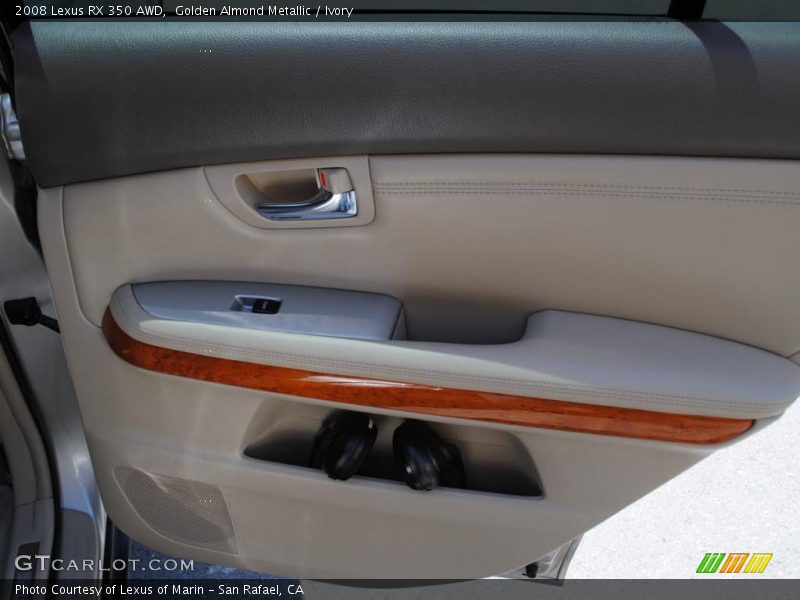 Golden Almond Metallic / Ivory 2008 Lexus RX 350 AWD