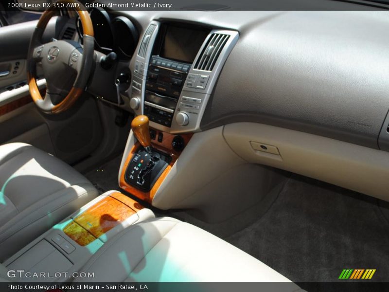 Golden Almond Metallic / Ivory 2008 Lexus RX 350 AWD