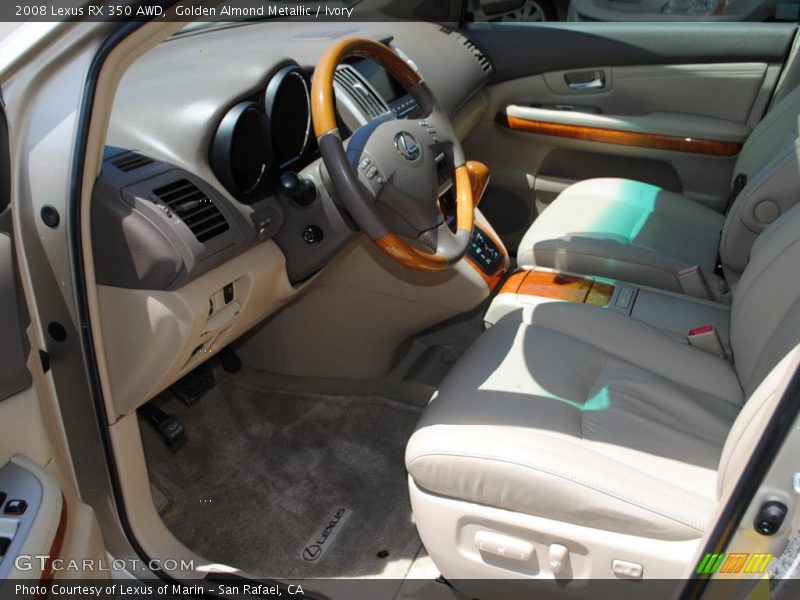 Golden Almond Metallic / Ivory 2008 Lexus RX 350 AWD