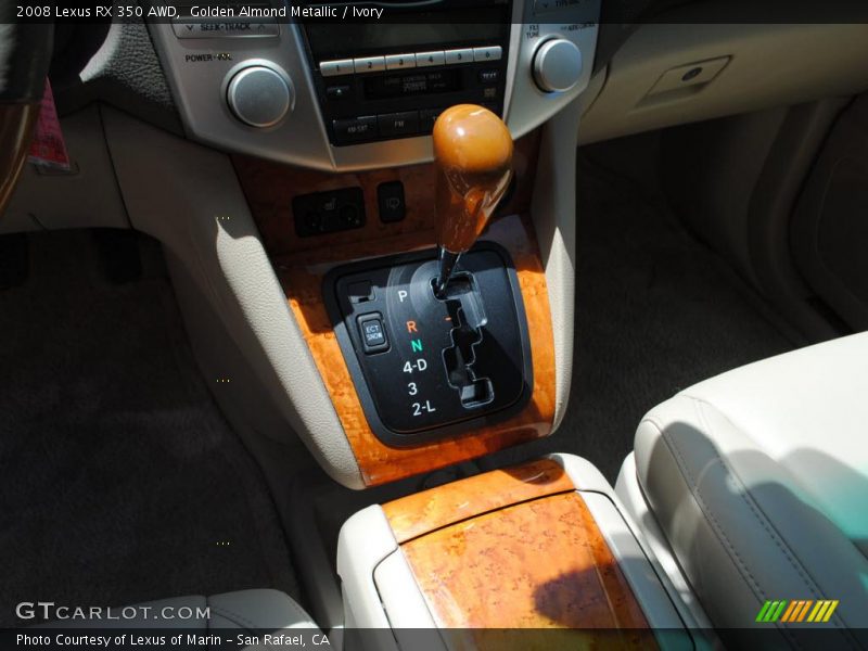 Golden Almond Metallic / Ivory 2008 Lexus RX 350 AWD