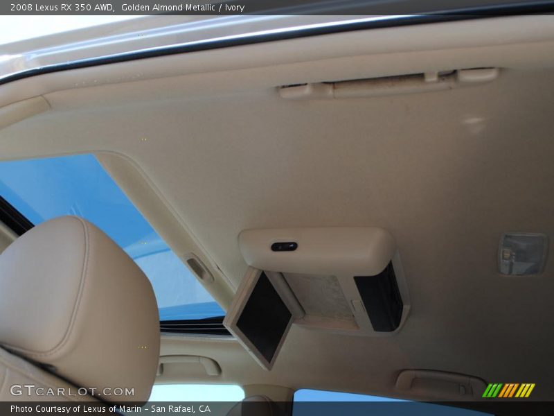 Golden Almond Metallic / Ivory 2008 Lexus RX 350 AWD